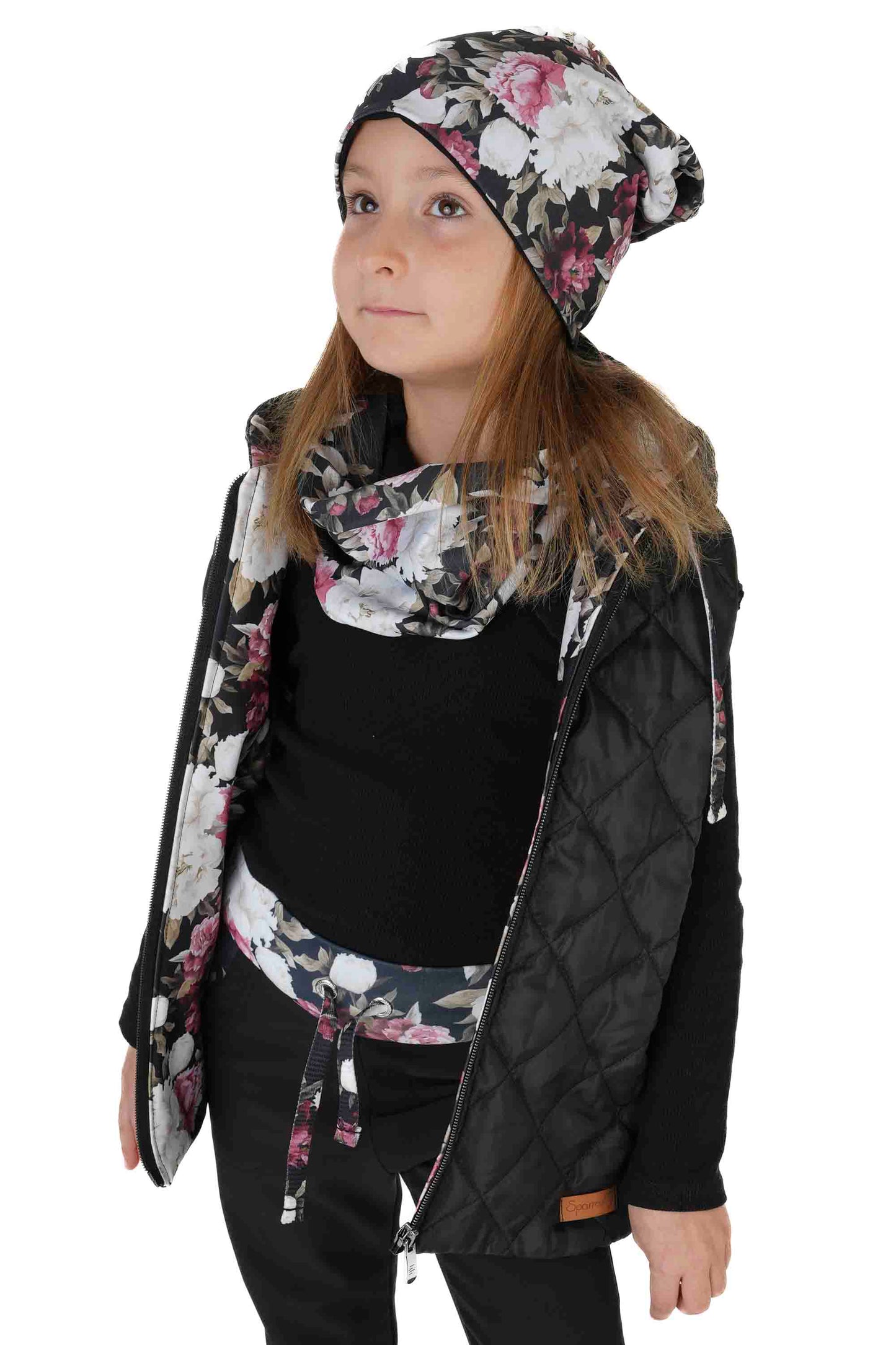 Softshellové kalhoty - Barevný květ